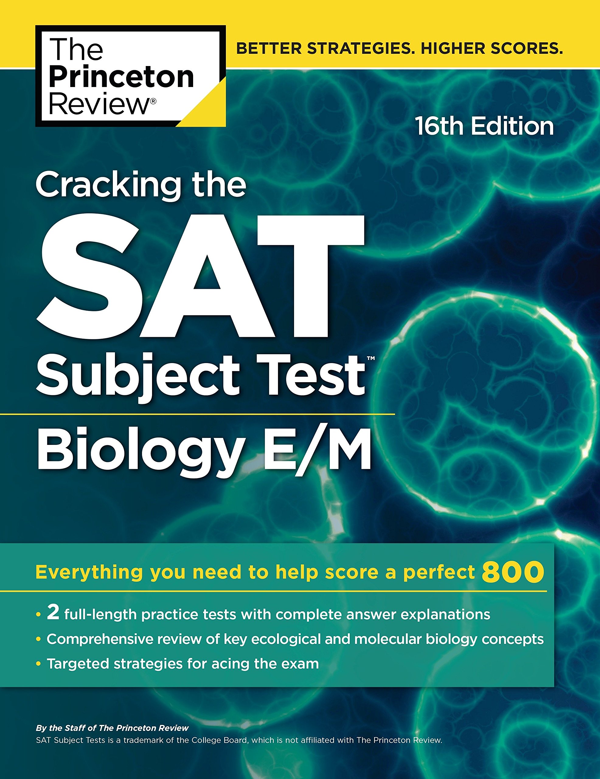 Cracking the SAT Subject Test in Biology E/M, 16th Edition
